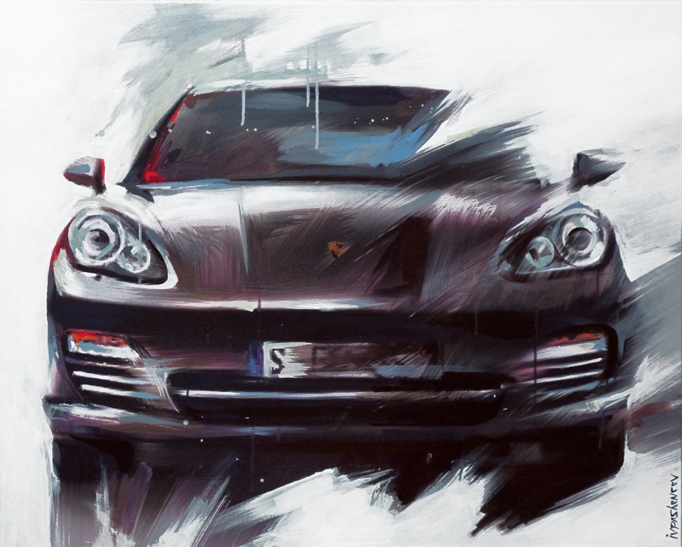 Porsche Gulf Art картина