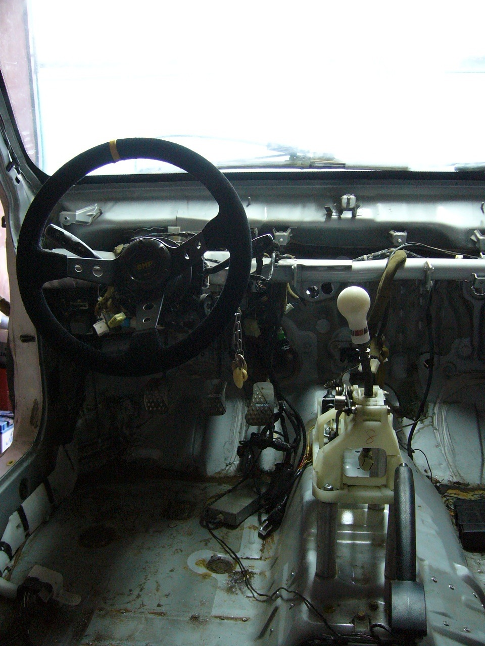 вид со стороны водителя — Mitsubishi Lancer Evolution VI