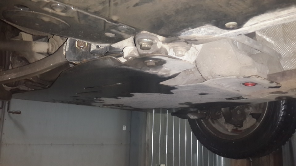 Металлическая защита картера от ШЕРИФ — Audi A4 (B7), 1,8 л, 2006 года ...
