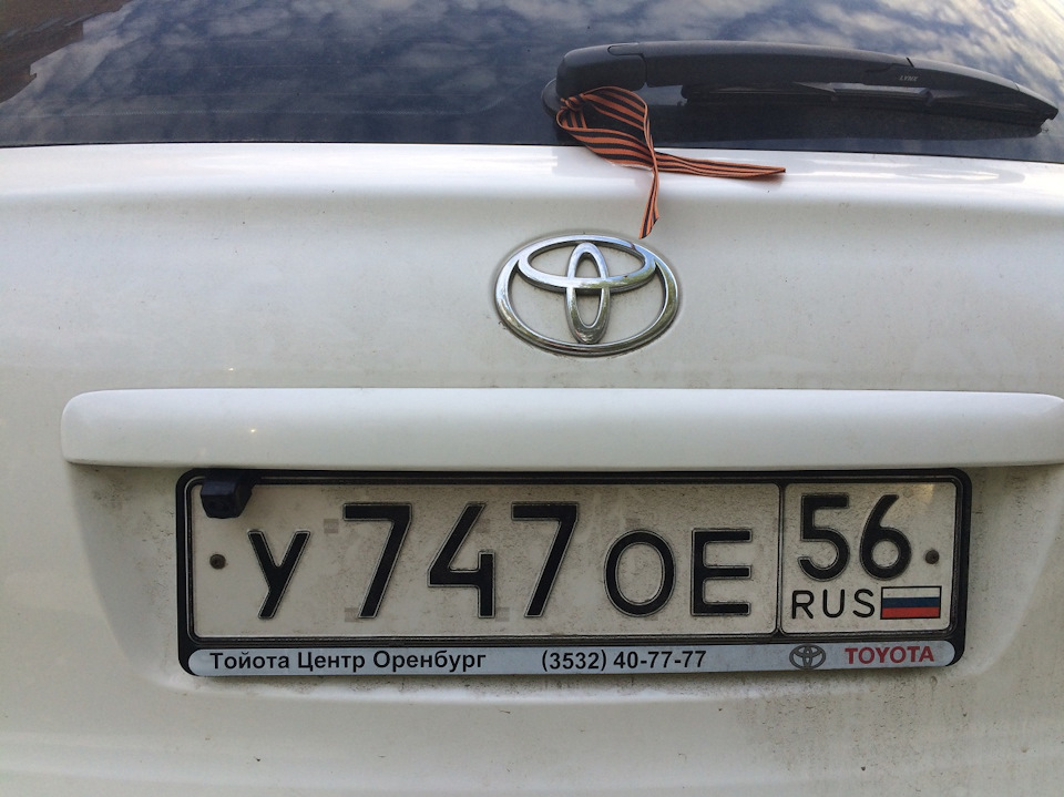 Камера заднего вида установлена — Toyota Avensis II, 1,8 л, 2008 года ...