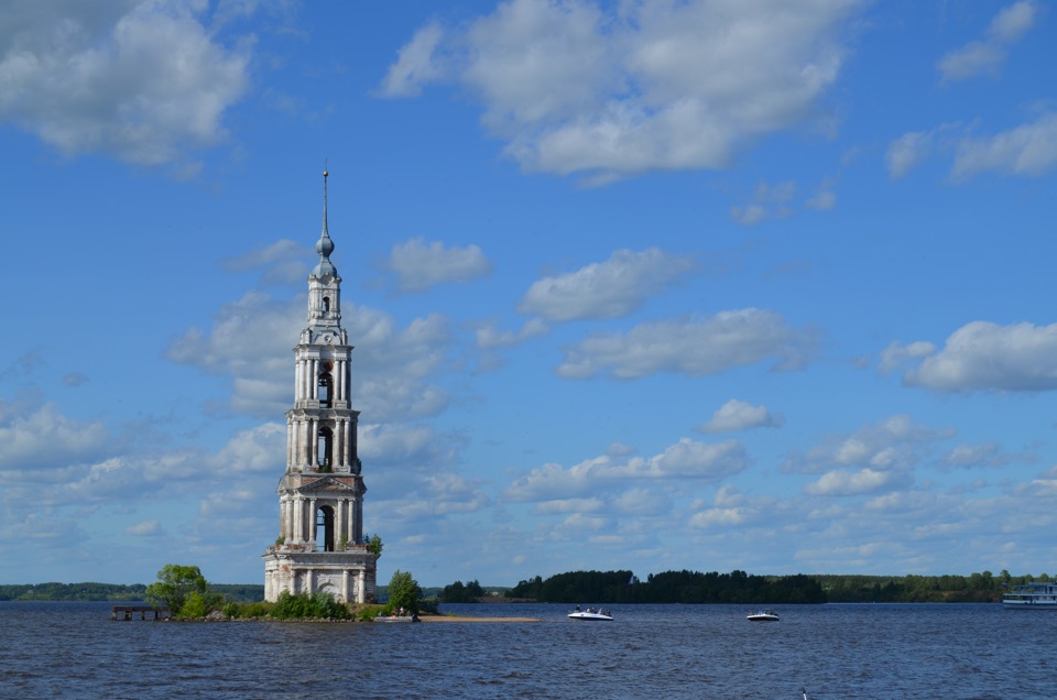 Калязин под водой фото Москва-Калязин (город под водой) - Renault Sandero 1G, 1,4 л, 2013 года путешест