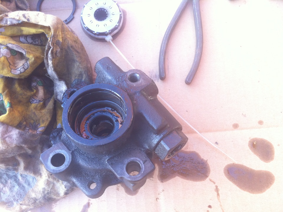 Замена сальника насоса ГУР — Toyota Mark II (100), 2,5 л, 1997 года ...