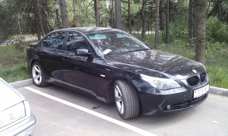 Труба 75мм — BMW 5 series (E60), 3 л., 2004 года | видео | DRIVE2