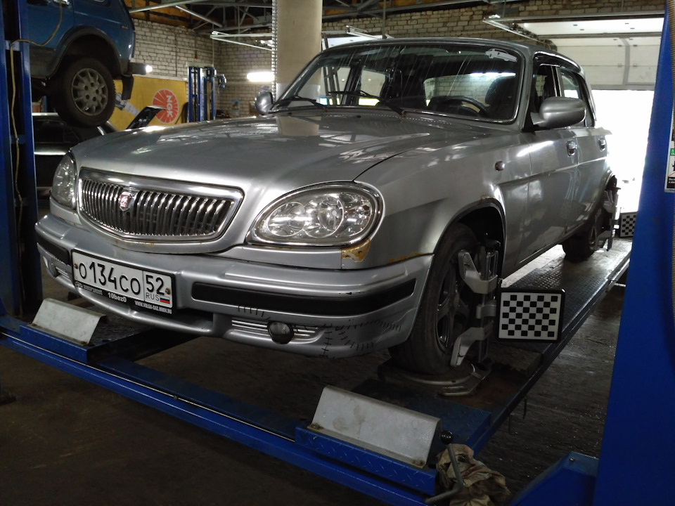 Рулевые тяги от Mercedes W140 на Волгу. Сход / развал — ГАЗ 31105, 2,3 ...