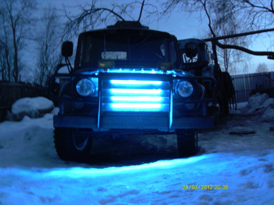 Подсветка! — УАЗ 469, 2 л., 1980 года | тюнинг | DRIVE2