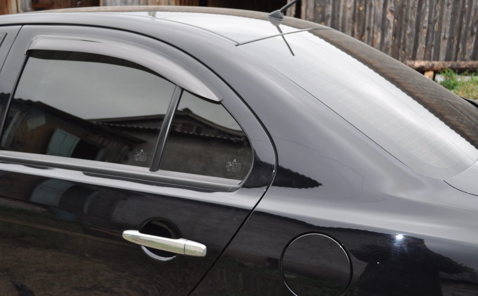 Тонировка (ФОТО)… — Mitsubishi Lancer X, 1,5 л, 2008 года | тюнинг | DRIVE2