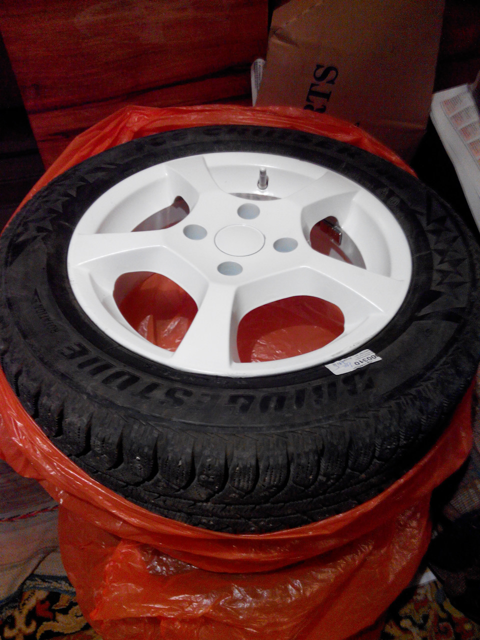 Ошиповка резины на зиму — Mitsubishi Lancer IX, 1,6 л, 2006 года | шины ...