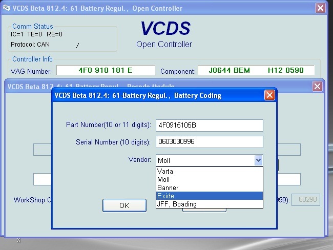 Замена и адаптация аккумулятора Audi A6 C6 / battery replacement and coding Audi A6C6 — Video | VK