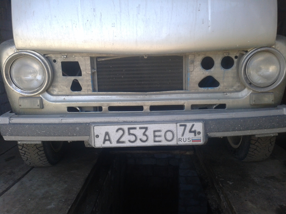 Радиатор шеви-нива и сдвоенные вентиляторы. Установка — Lada 21013, 1,7 ...