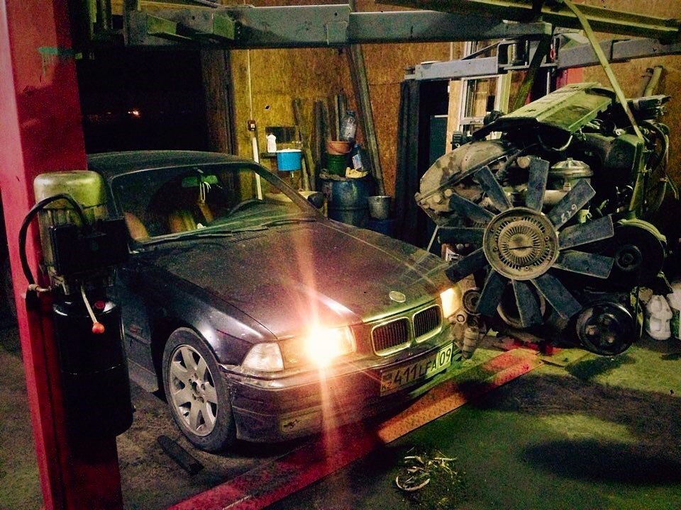 Bmw e36 стук двигателя