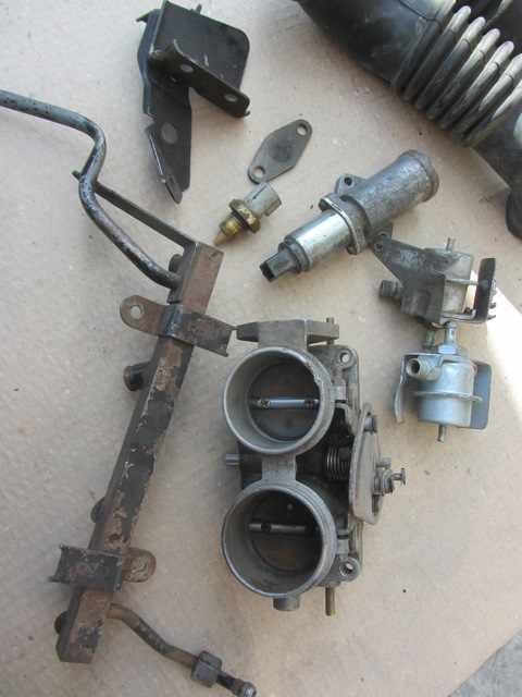 Схема впрыска на 2.8 с ДМРВ — Ford Granada Mark II, 2,8 л, 1984 года ...