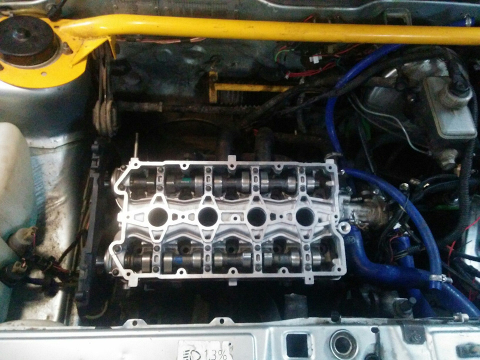 №095 ч.10 — Переход на 16v. Новая "секретная" ГБЦ 21126, заводские ...