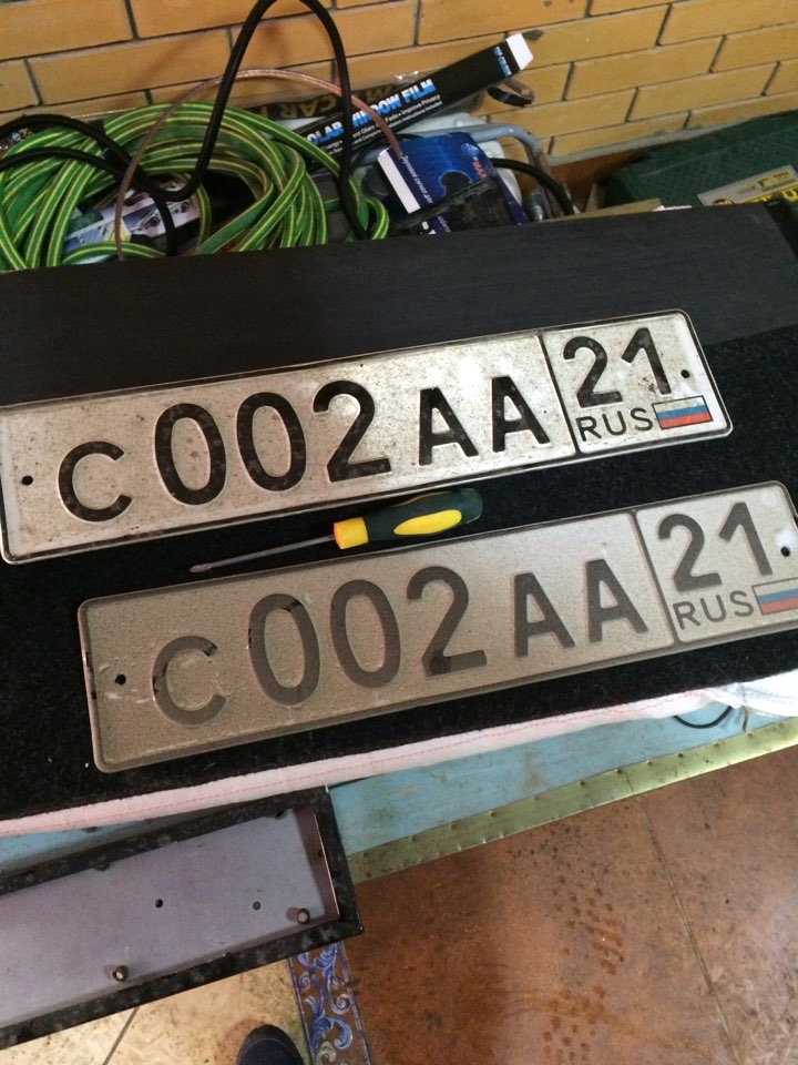 Замена гос. номера)) — Lada Приора хэтчбек, 1,6 л, 2012 года | стайлинг ...