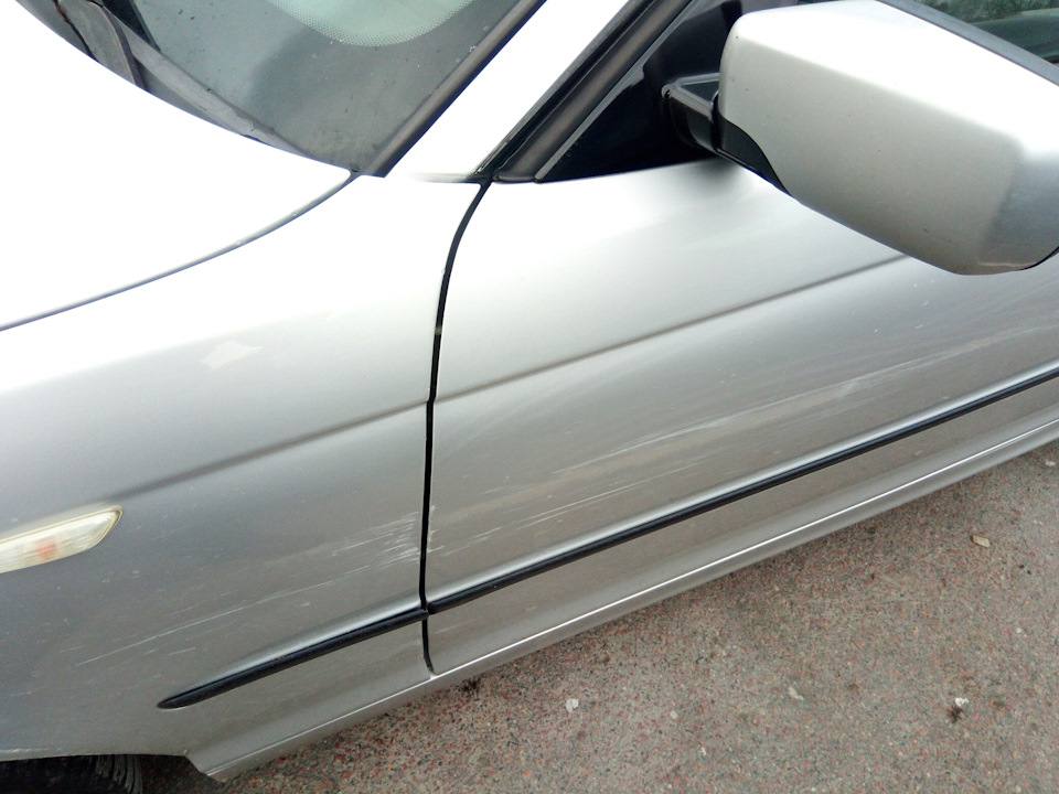 Бронирование капота пленкой. — BMW 3 series Touring (E46), 2 л, 2003 ...