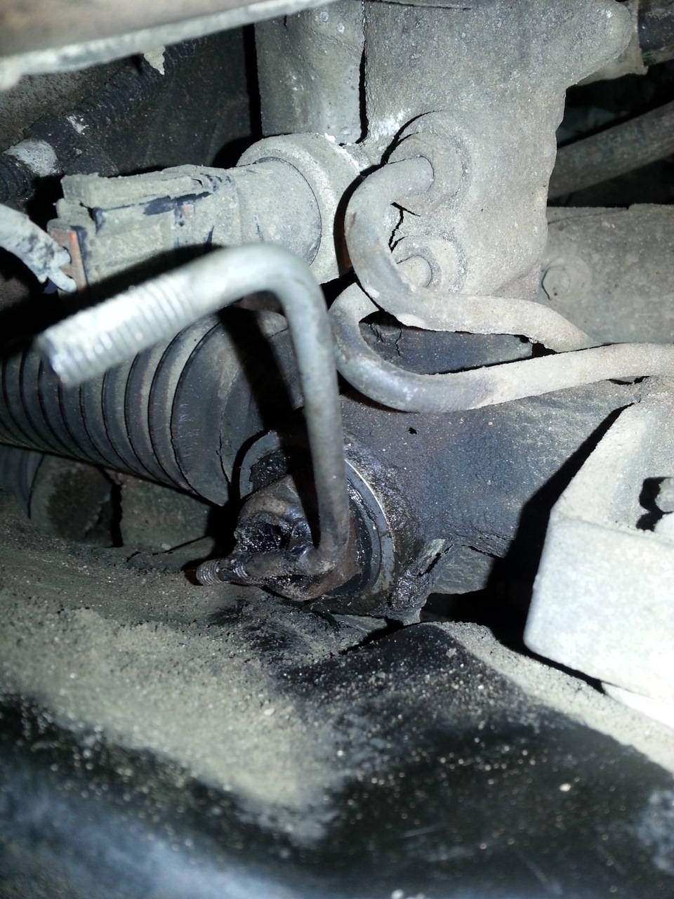 Устраняем люфт в рулевой рейке без съема — Plymouth Breeze, 2,4 л, 2000 ...