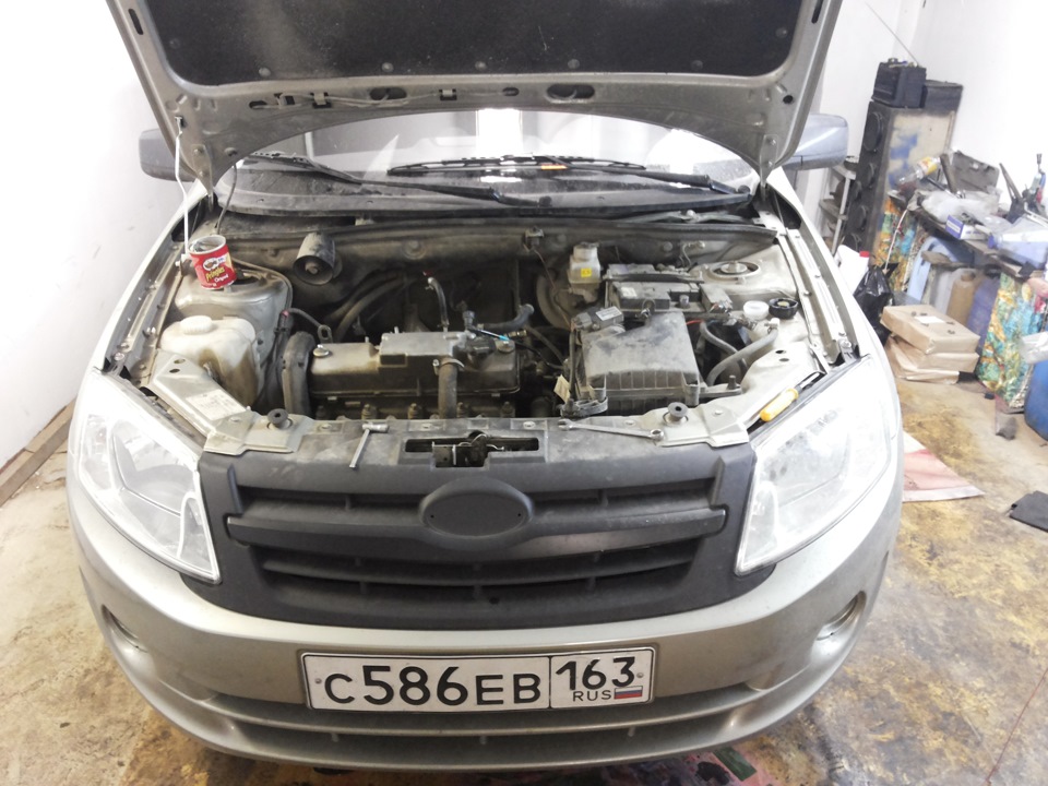 паук, резонатор и прошивка — Lada Гранта, 1,6 л, 2012 года | тюнинг ...