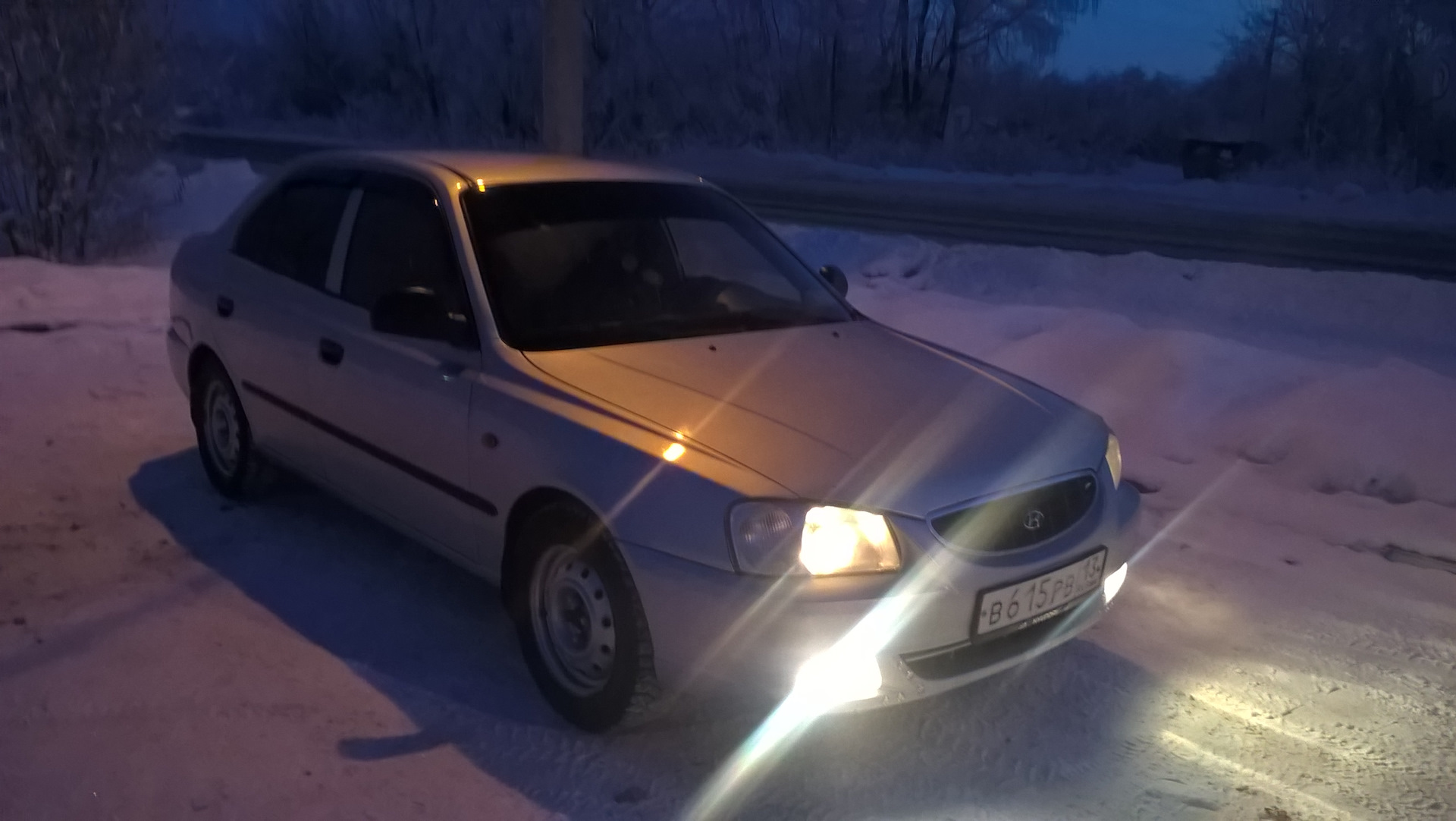 нам нужно больше тепла… — Hyundai Accent (2G), 1,6 л, 2004 года | другое |  DRIVE2