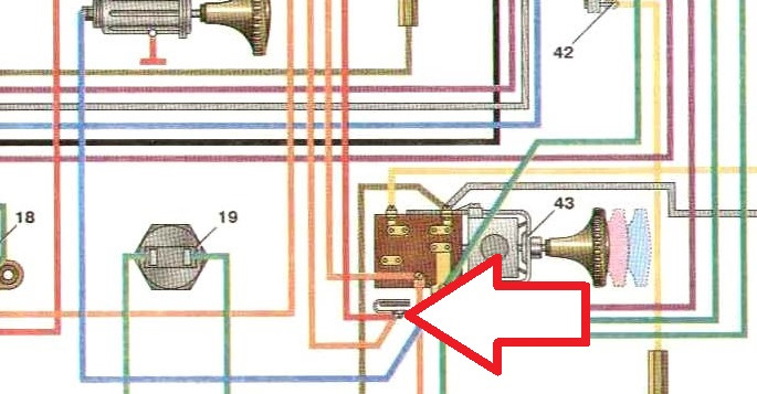 Замок зажигания москвич 412 схема подключения проводов