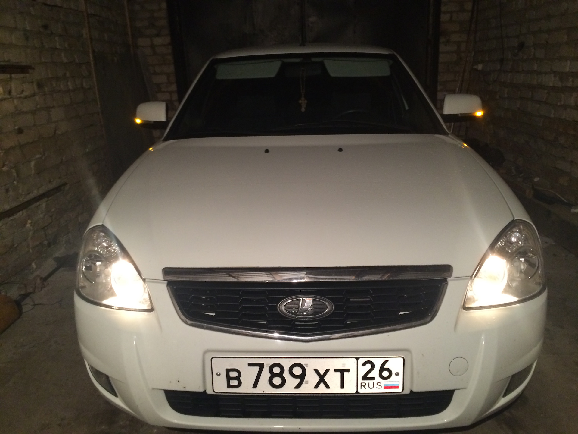 Габариты+поворотники в зеркала SE — Lada Приора хэтчбек, 1,6 л, 2012 ...