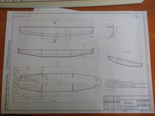 Силовой бампер на ниву своими руками чертежи