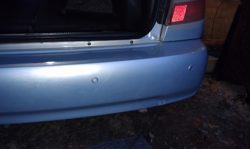 установка парктроника sho-me — Hyundai Accent (2G), 1,5 л, 2008 года ...