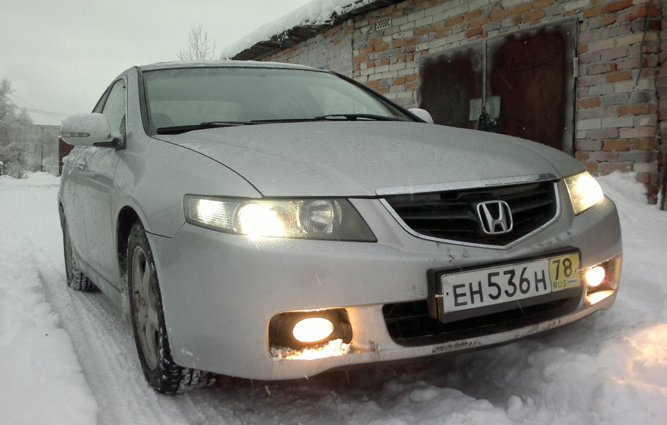 Передние габариты — Honda Accord (7G), 2,4 л, 2005 года | аксессуары ...