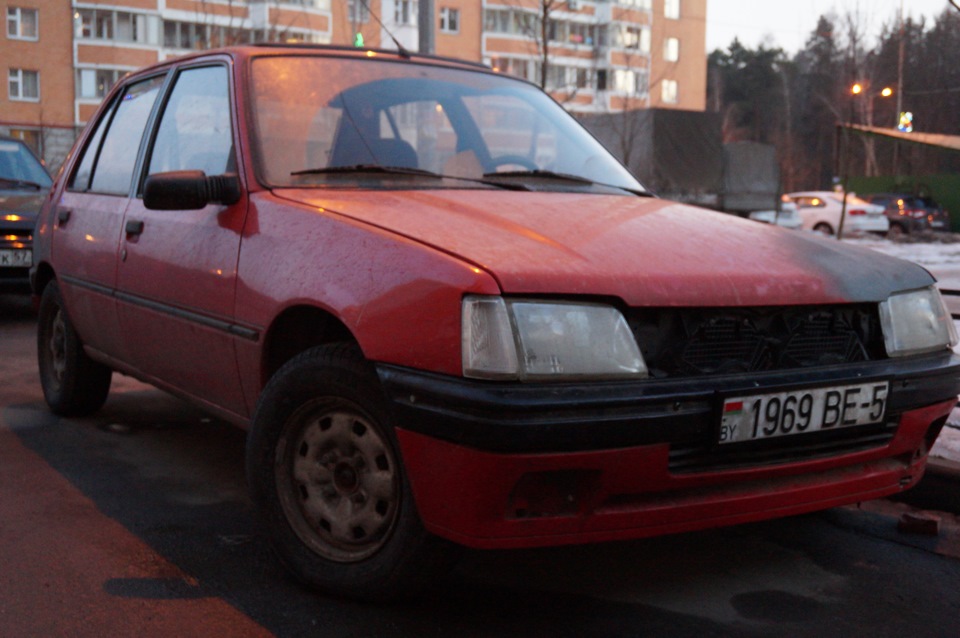 бампер — Peugeot 205, 1,6 л, 1991 года | кузовной ремонт | DRIVE2