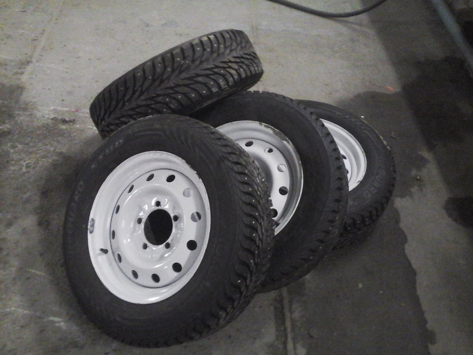 Зимние колесики — ГАЗ Соболь, 2,9 л, 2011 года | колёсные диски | DRIVE2