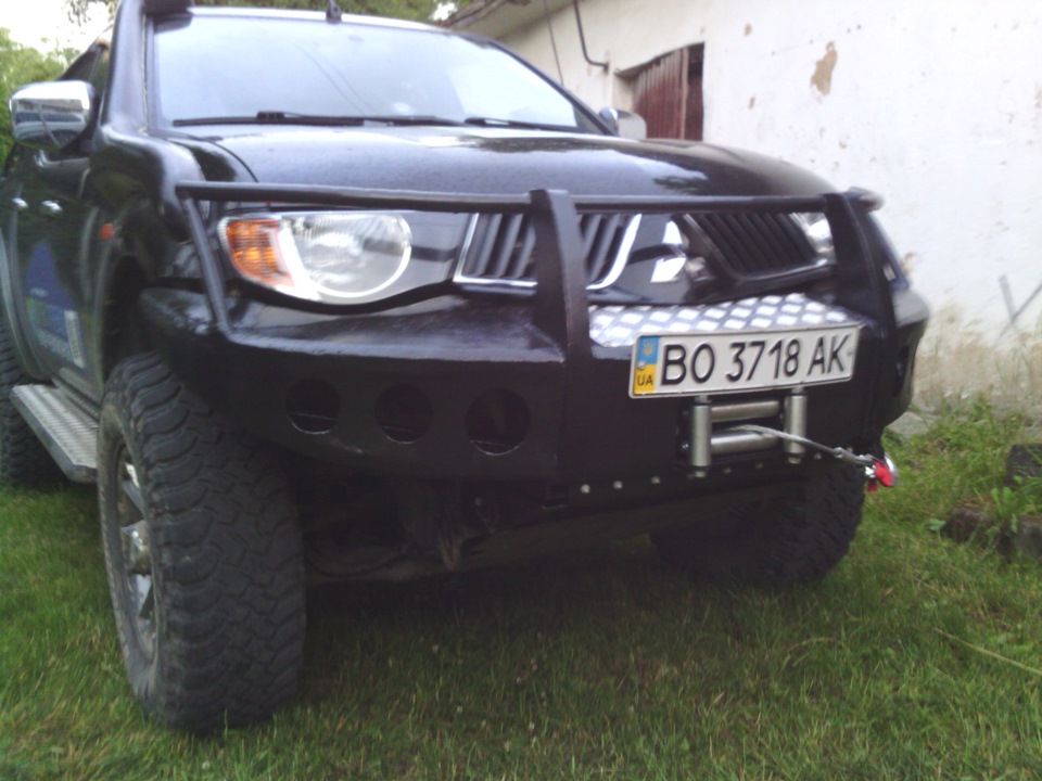 mitsubishi l200 силовой бампер