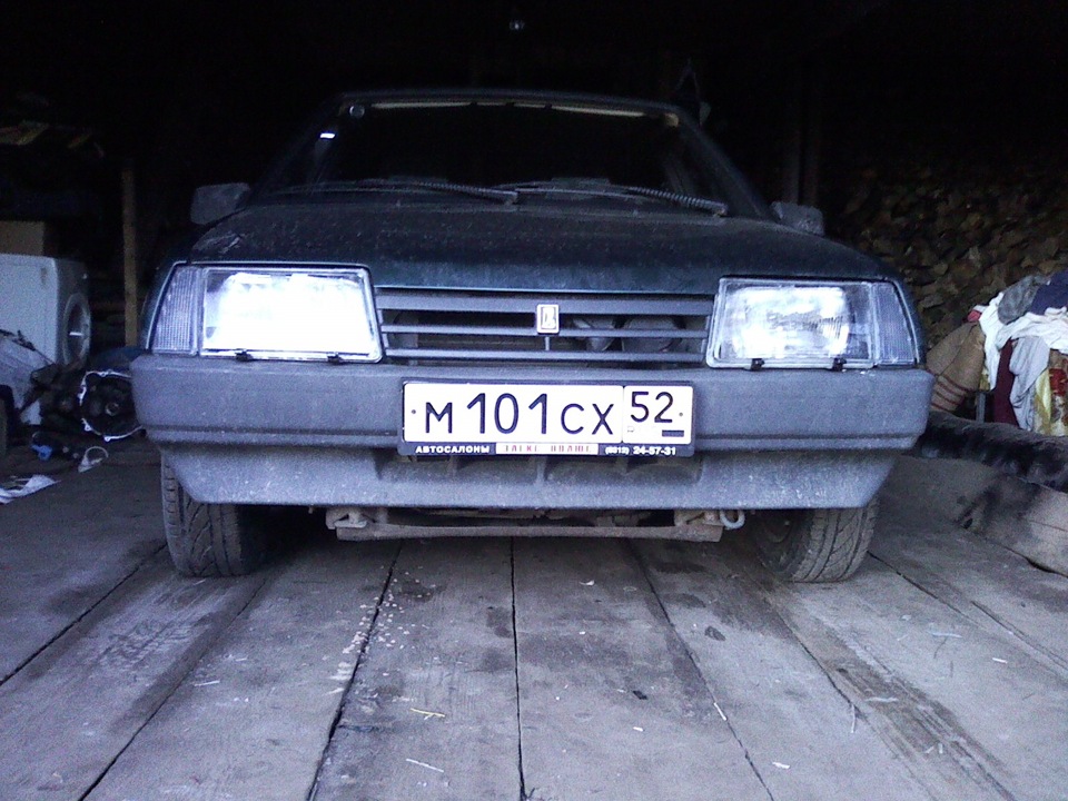 покрасил передние фары — Lada 21099, 1,5 л, 2002 года | стайлинг | DRIVE2