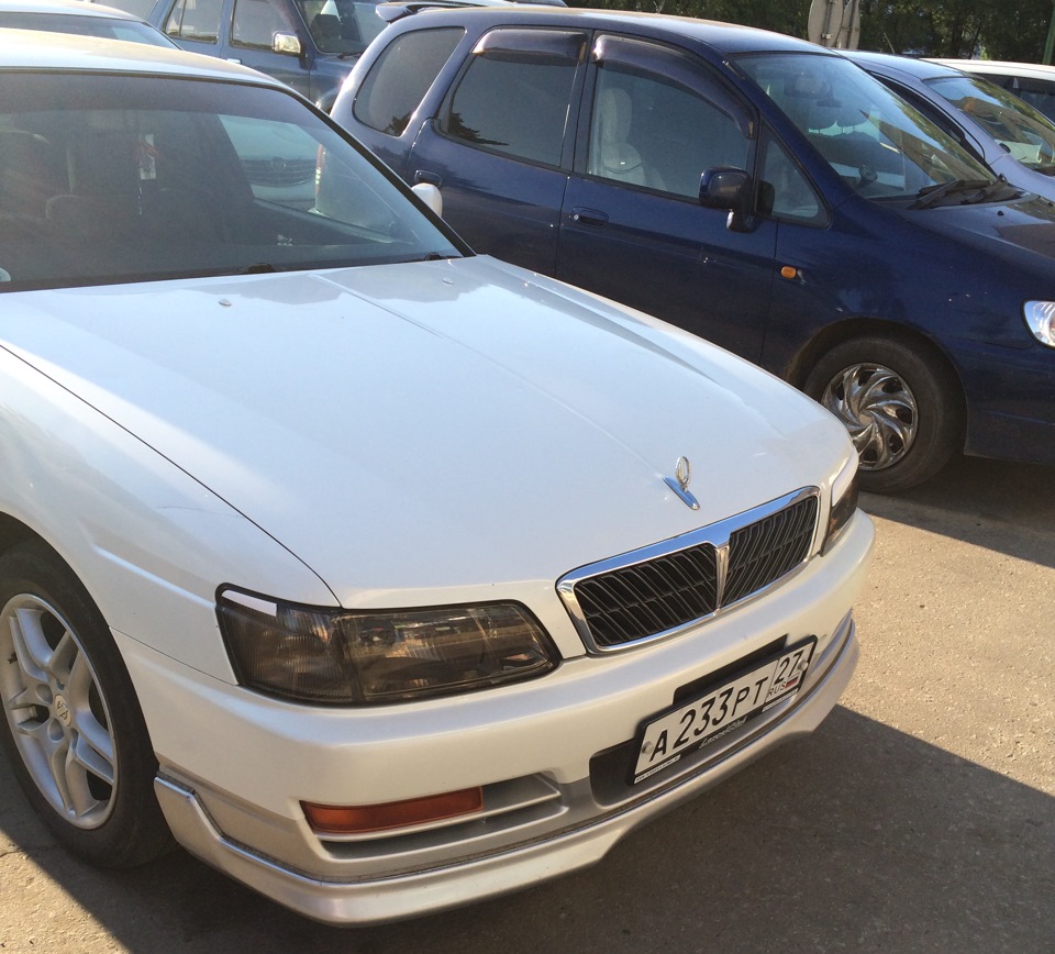 покраска решетки радиатора, реснички, тонер — Nissan Laurel (C35), 2,5 л,  1998 года | стайлинг | DRIVE2