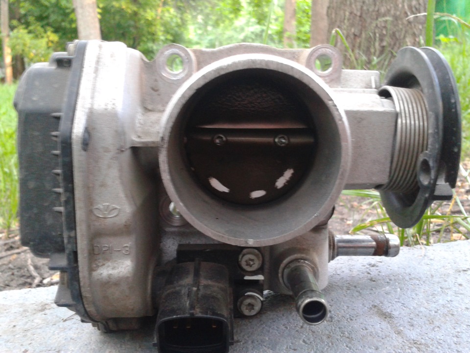 Мойка дроссельной заслонки — Chevrolet Lacetti SW, 1,6 л, 2008 года ...