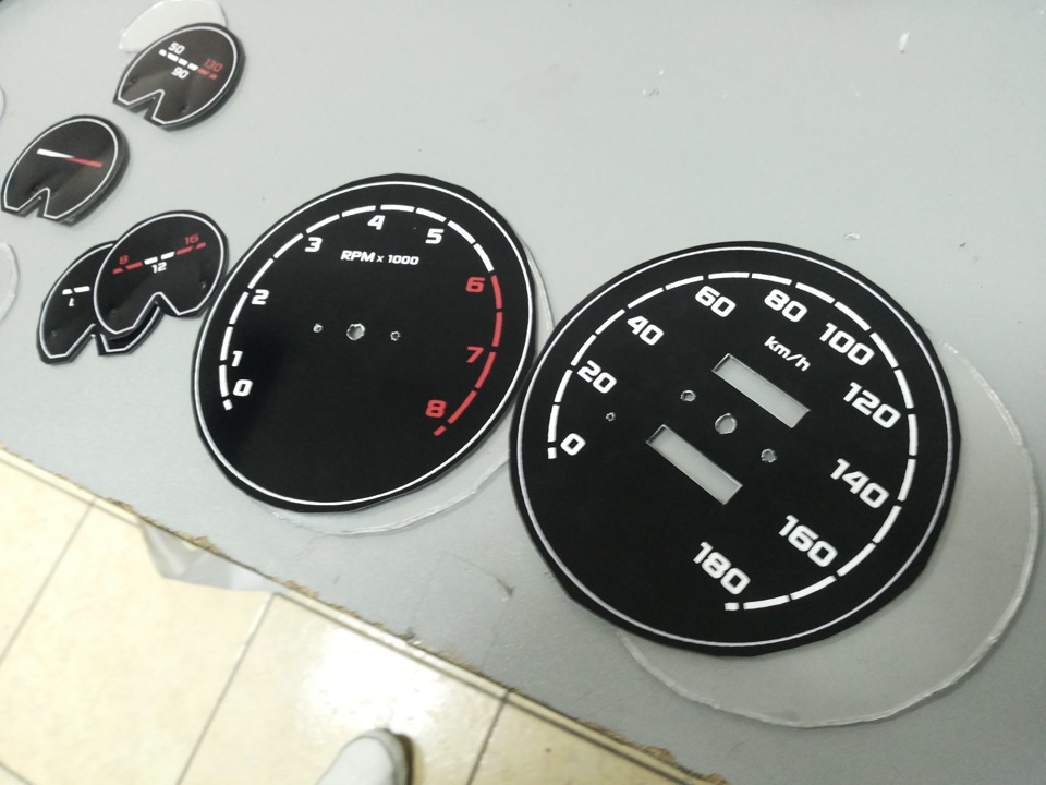 доработка панели приборов №2 — Lada 2107, 1,5 л, 1993 года | другое ...
