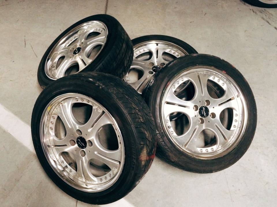 Приехали мои новые лапти: Work Euroline R17 — Toyota bB (QNC20), 1,5 л ...