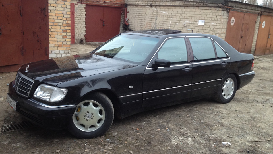 Mercedes Benz w140 s600 тонированный