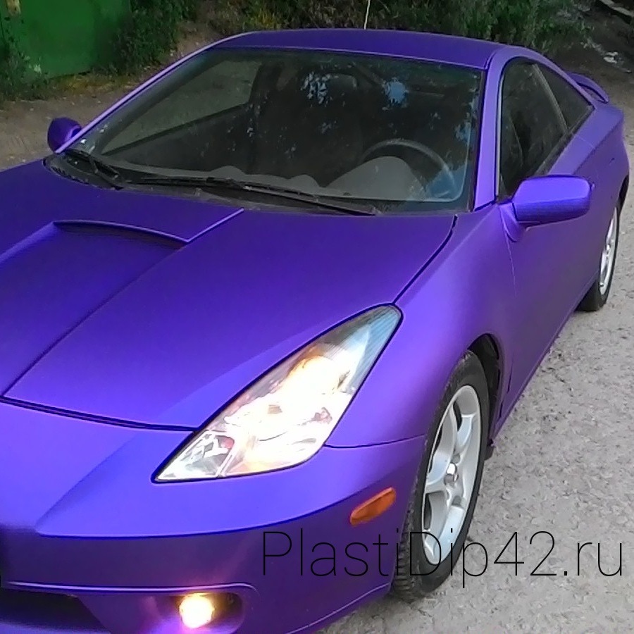 Toyota Celica в цвет Iridescent Violet.Новосибирск — Сообщество «Жидкая  Резина для Авто (покраска, отзывы и советы по нанесению)» на DRIVE2