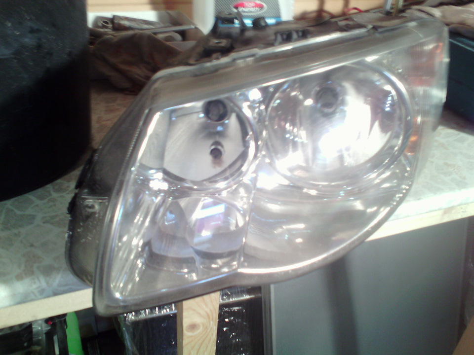 После полировки. — Chrysler Voyager (4G)