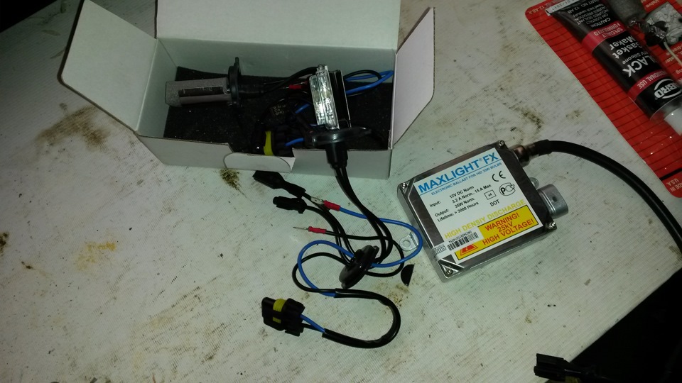 Ксенон 4300 + галоген — Lada 21099, 1,5 л, 2002 года | электроника | DRIVE2