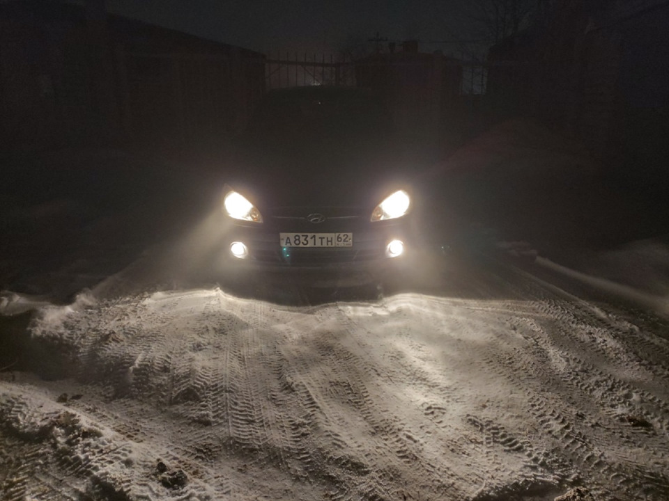 Установка ПТФ — Hyundai Getz, 1,4 л, 2008 года | тюнинг | DRIVE2