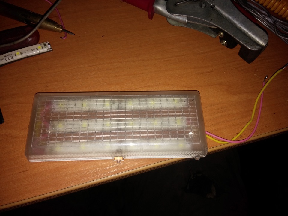 Замена штатного освещения салона ВАЗ 2109 — DRIVE2