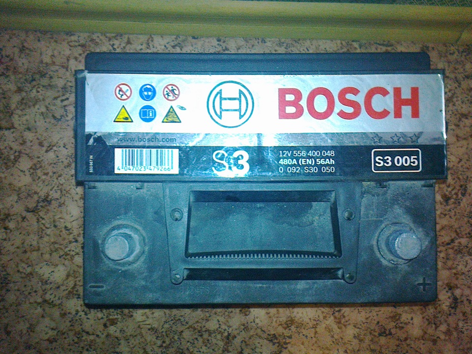 Покупка нового Аккумулятора BOSCH — Nissan Sunny (B15), 1,5 л, 1998 ...