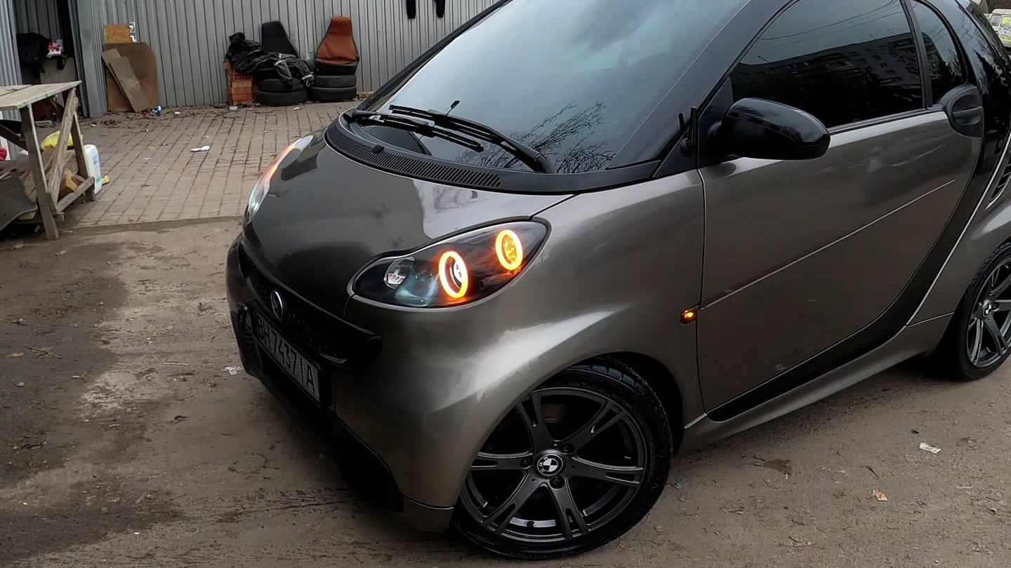 Smart fortwo (2G) 1.0 бензиновый 2014 | BMW X0.5M на DRIVE2