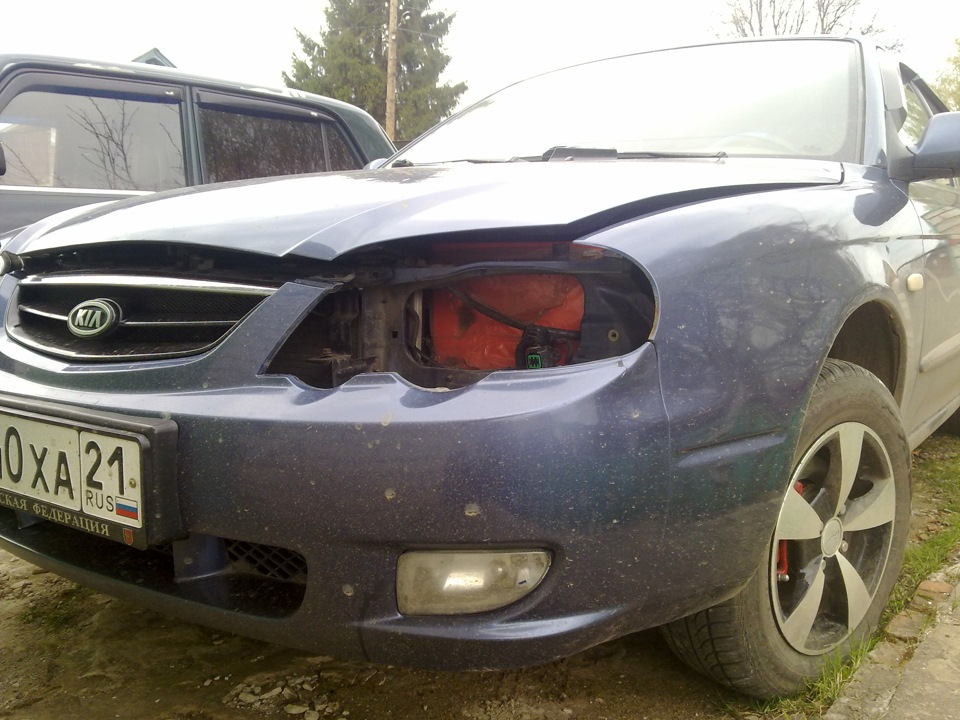 подсветка глазок — KIA Shuma II, 1,6 л, 2004 года | тюнинг | DRIVE2