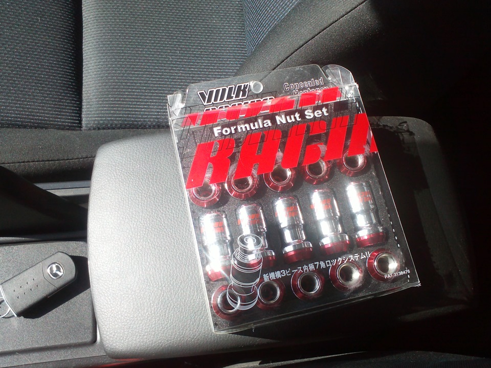 Гайки Rays Formula Nut — Mazda 3 (2G) BL, 1,6 л, 2010 года | просто так ...