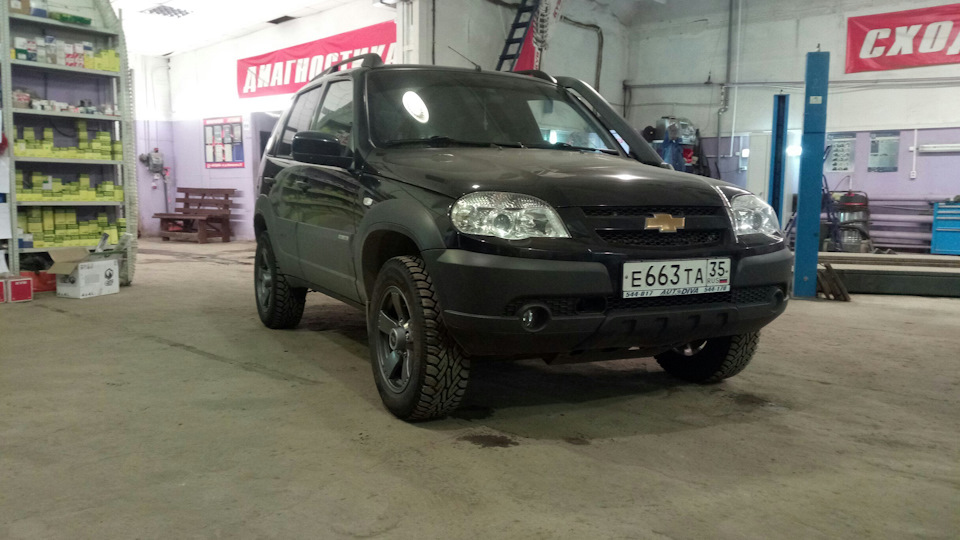 Шевроле Нива Сайлентблоки СЕВИ экстрим + колёсные проставки. — DRIVE2