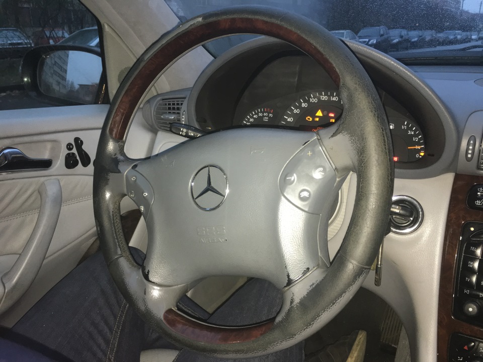 Перетяжка руля мерседес w220