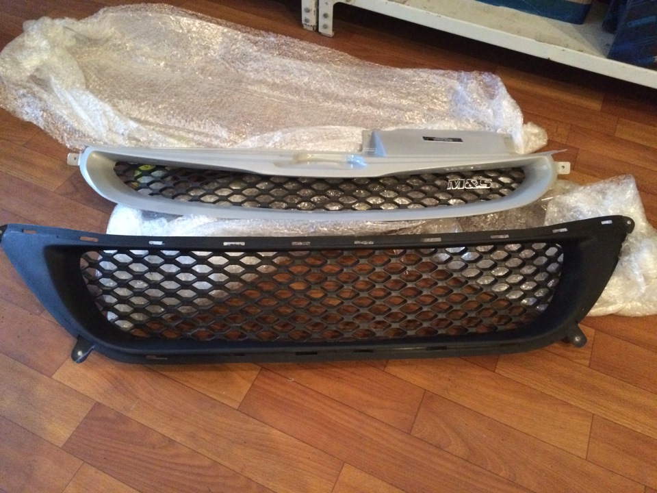 Новые решетки радиатора. — Hyundai Elantra (5G), 1,6 л, 2013 года ...