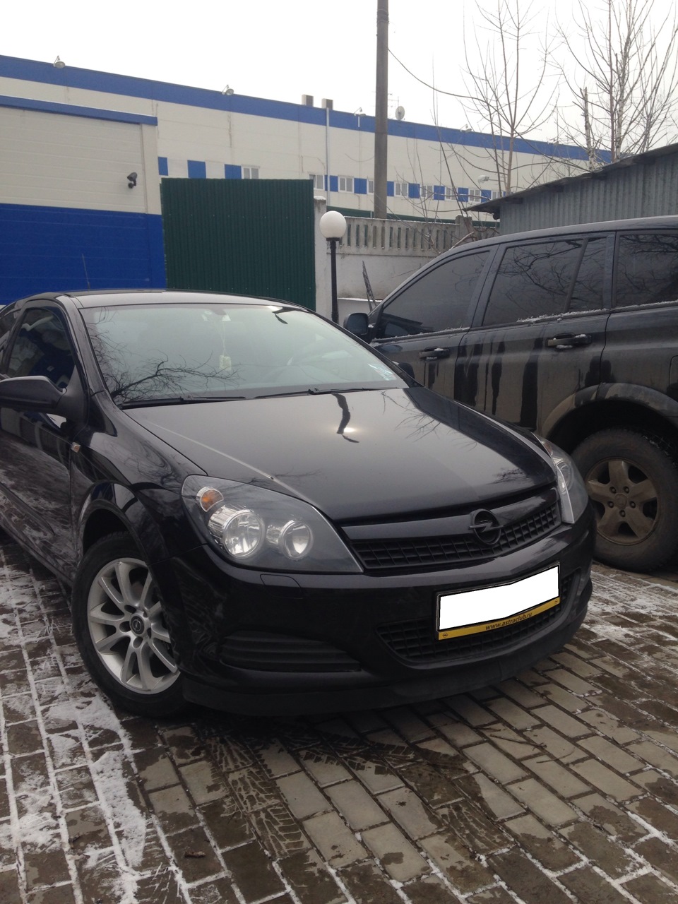 Opel Astra h 2007 черная