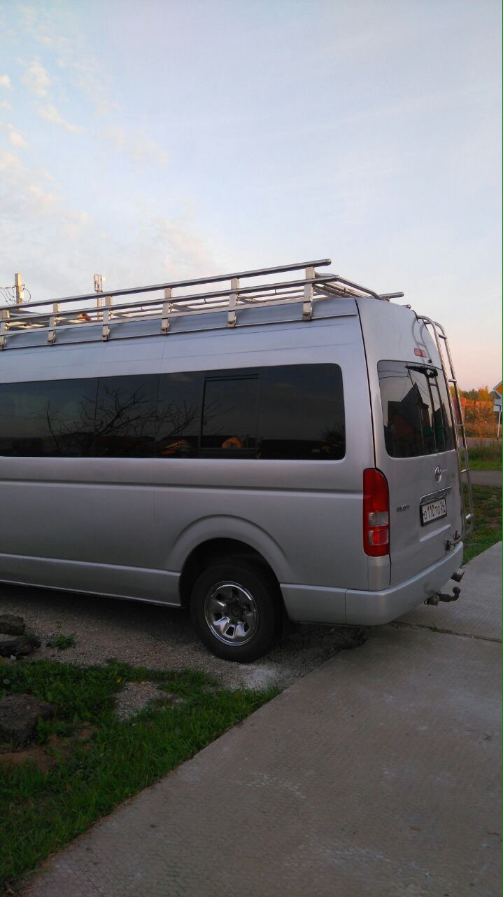 Багажник — Toyota HiAce (H200), 2,7 л, 2005 года | аксессуары | DRIVE2