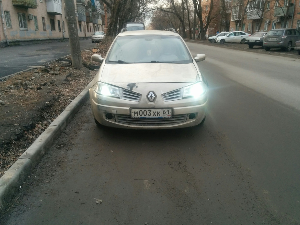 Фары Биксенон и вторая часть войны и мир))) — Renault Megane II, 1,6 л ...